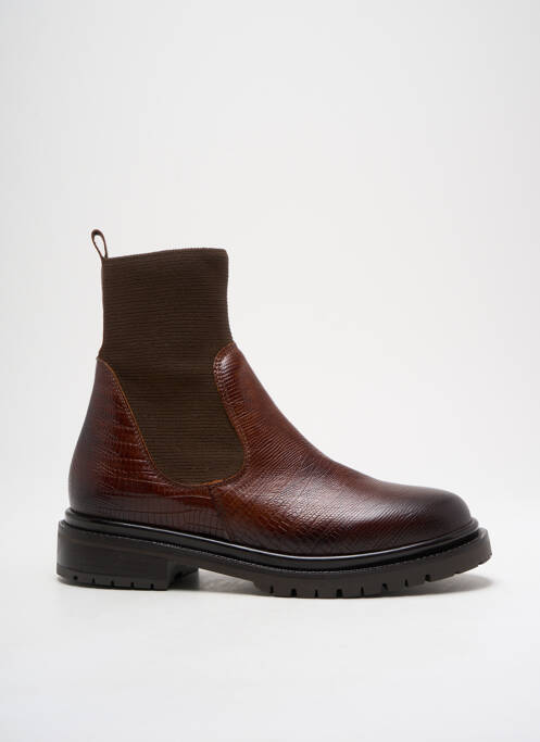 Bottines/Boots marron REQINS pour femme