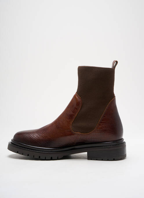 Bottines/Boots marron REQINS pour femme