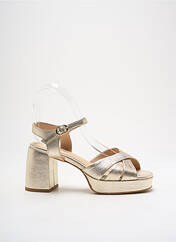 Sandales/Nu pieds or REQINS pour femme seconde vue