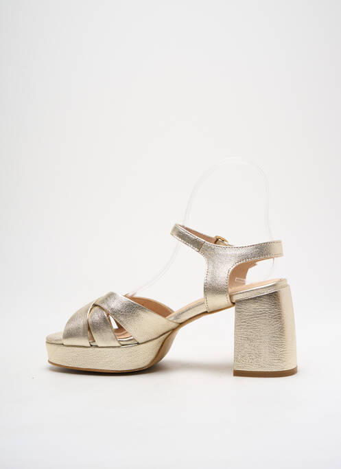 Sandales/Nu pieds or REQINS pour femme