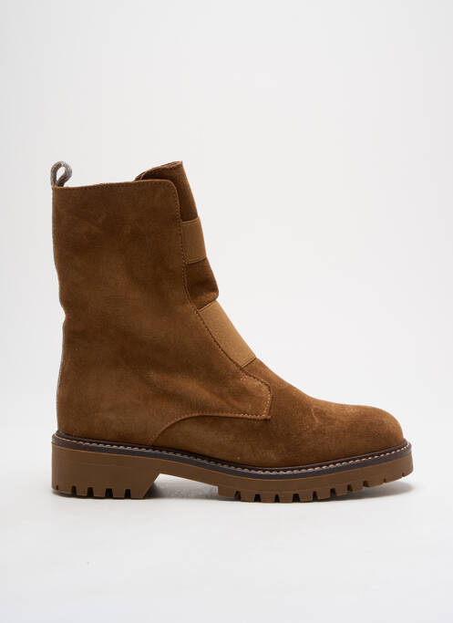Bottines/Boots marron REQINS pour femme