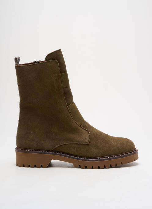 Bottines/Boots vert REQINS pour femme
