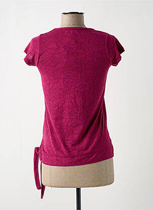 T-shirt imprimé fantaisie manches courtes rose BANANA MOON femme