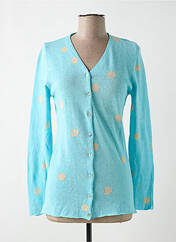 Gilet manches longues bleu LE PHARE DE LA BALEINE pour femme seconde vue