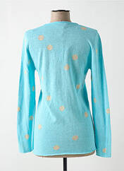 Gilet manches longues bleu LE PHARE DE LA BALEINE pour femme seconde vue