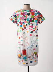 Robe courte blanc ANATOPIK pour femme seconde vue