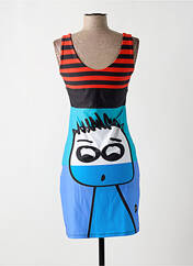 Robe courte bleu VOLT DESIGN pour femme seconde vue