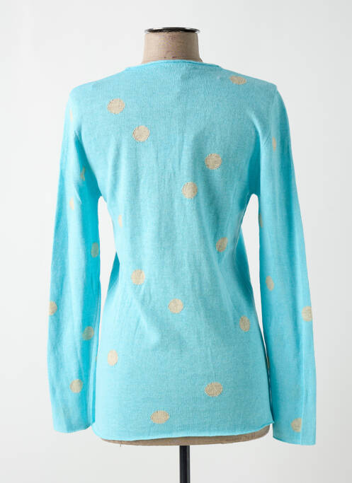 Gilet manches longues bleu LE PHARE DE LA BALEINE femme