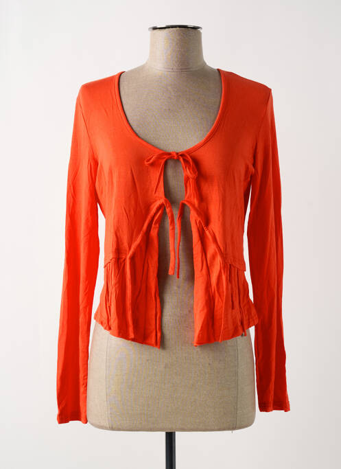 Gilet manches longues orange MADO ET LES AUTRES pour femme
