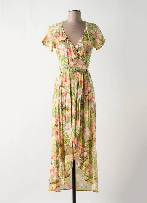 Robe longue vert BANANA MOON pour femme