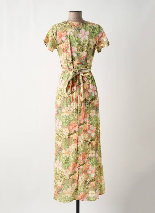 Robe longue vert BANANA MOON pour femme