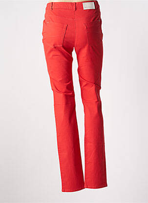 Pantalon slim taille haute taille haute rouge MAT DE MISAINE femme