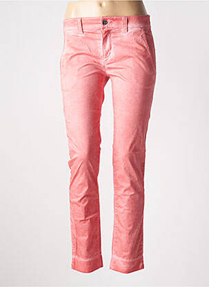 Pantalon chino taille basse taille basse rose LUNATISME femme