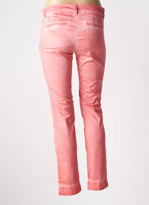 Pantalon chino rose LUNATISME pour femme