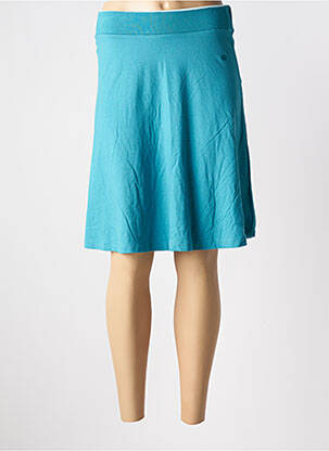 Jupe mi-longue stretch bleu WHO'S THAT GIRL femme
