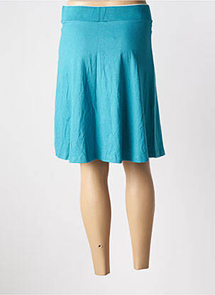Jupe mi-longue stretch bleu WHO'S THAT GIRL femme