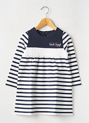 Robe mi-longue bleu WEEK END A LA MER pour fille