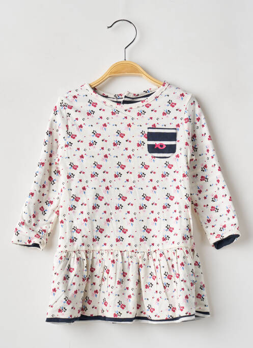 Robe mi-longue blanc WEEK END A LA MER pour fille