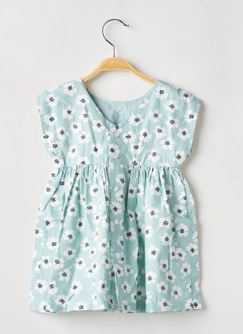 Robe mi-longue bleu WEEK END A LA MER pour fille