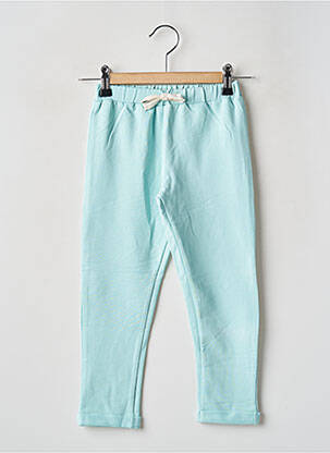 Pantalon droit poches taille élastique bleu WEEK END A LA MER fille