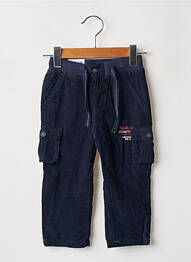 Pantalon coupe droite taille élastique bleu WEEK END A LA MER garcon