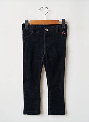 Pantalon slim taille élastique taille élastique noir WEEK END A LA MER fille