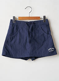 Jupe short coupe droite bleu WEEK END A LA MER fille