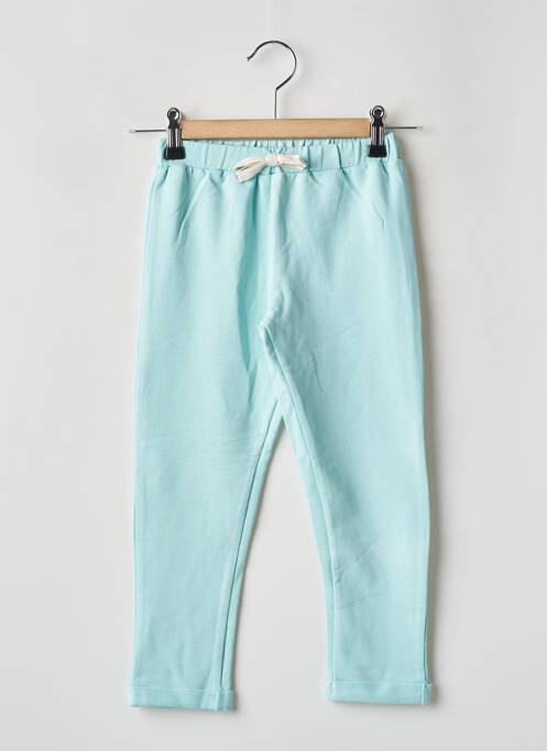 Pantalon droit poches taille élastique bleu WEEK END A LA MER fille