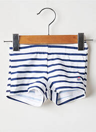 Short de bain elastique à la taille blanc WEEK END A LA MER garcon