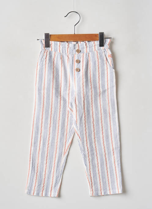 Pantalon droit blanc WEEK END A LA MER pour fille