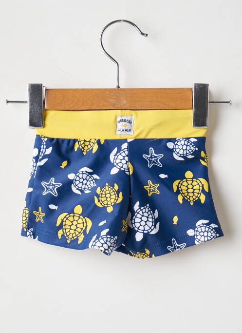 Short de bain bleu WEEK END A LA MER pour garçon