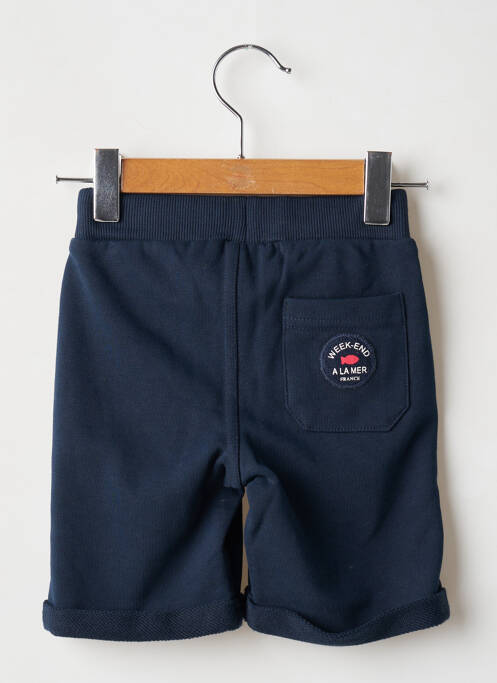 Short bleu WEEK END A LA MER pour garçon