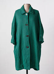 Manteau long vert INDIES pour femme seconde vue