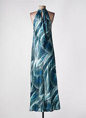 Robe longue bleu LAUREN VIDAL pour femme seconde vue