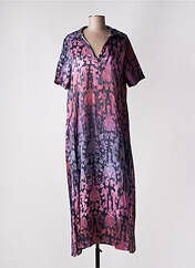 Robe longue violet LAUREN VIDAL pour femme seconde vue