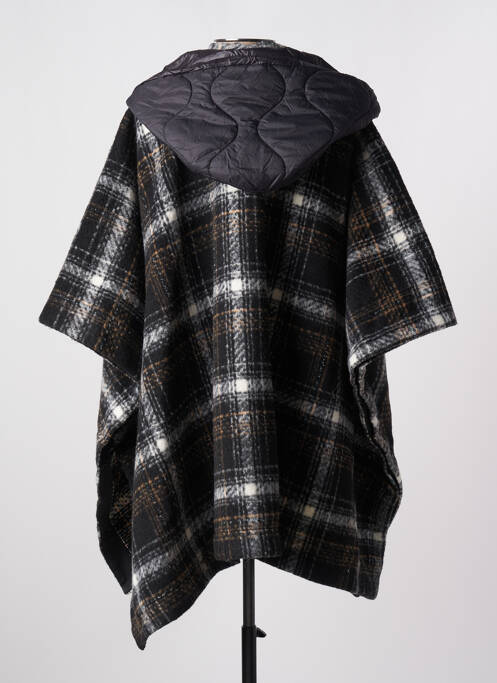 Poncho noir LAUREN VIDAL pour femme