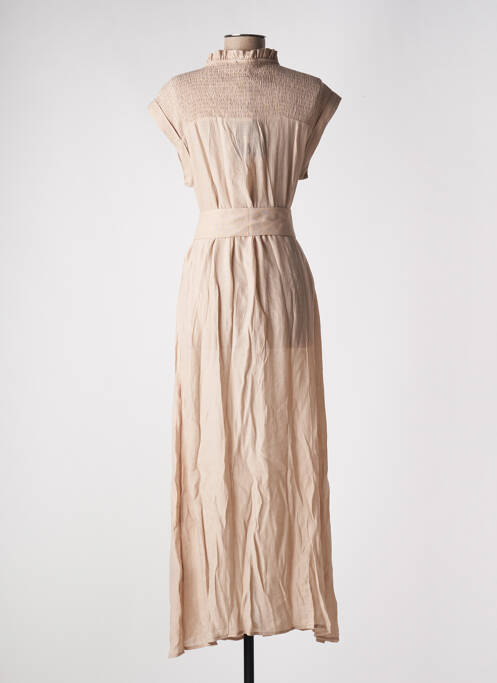 Robe longue beige NÜ pour femme