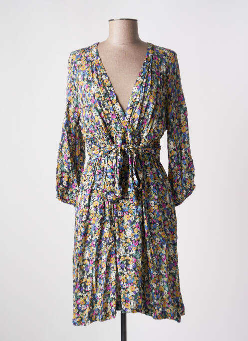 Robe mi-longue vert INDIES pour femme