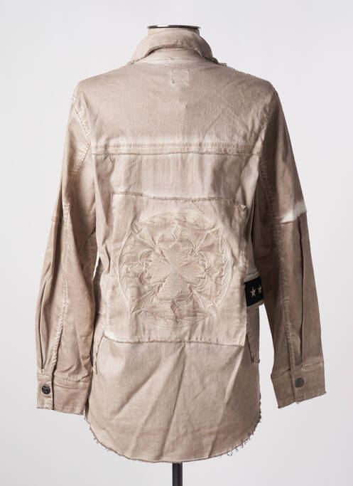 Veste casual beige NÜ pour femme