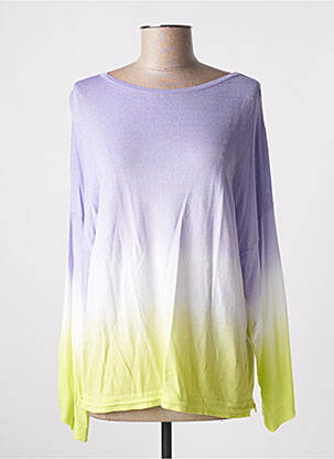 Pull col bateau manches longues violet SPORTALM femme