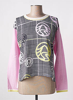 Pull col rond manches longues rose SPORTALM femme