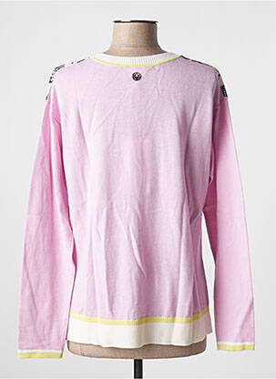 Pull col rond manches longues rose SPORTALM femme