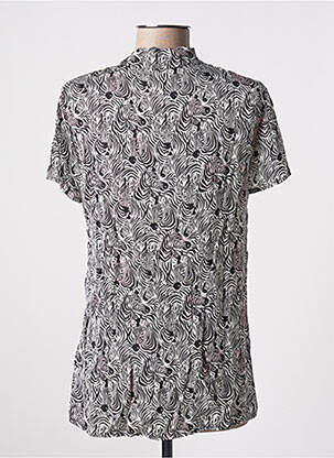 Blouse tissage popeline manches courtes noir SPORTALM femme