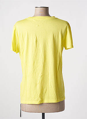 T-shirt sérigraphie manches courtes jaune MARC CAIN femme