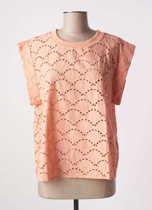 Blouse orange NÜ pour femme