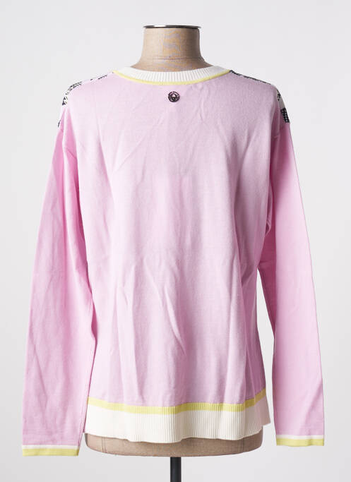 Pull col rond manches longues rose SPORTALM femme