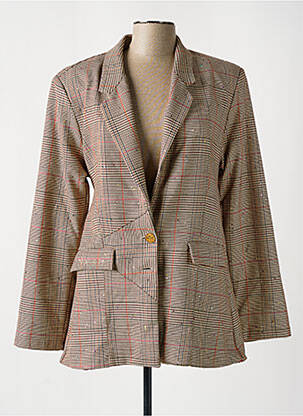 Blazer poches beige ELISA CAVALETTI femme