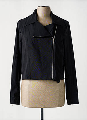 Veste casual coupe droite noir INDIES femme