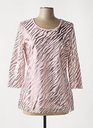 Top imprimé fantaisie manches longues rose SPORTALM femme