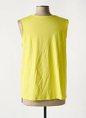Débardeur col v sans manche jaune MARC CAIN femme